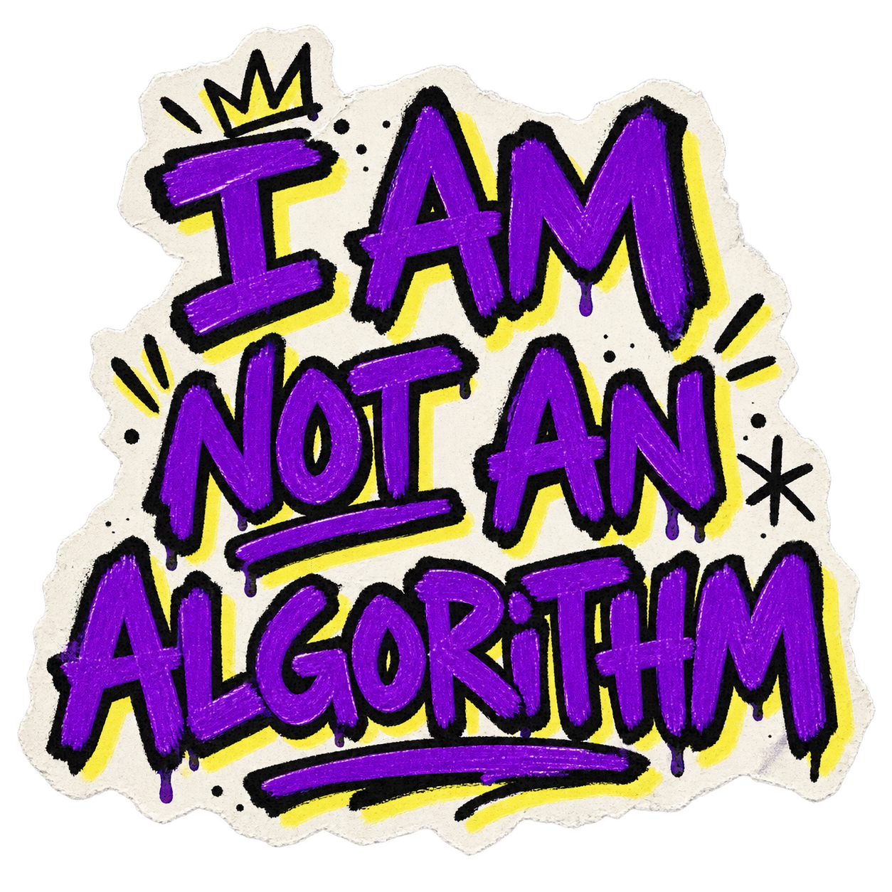 I am not an algorithm